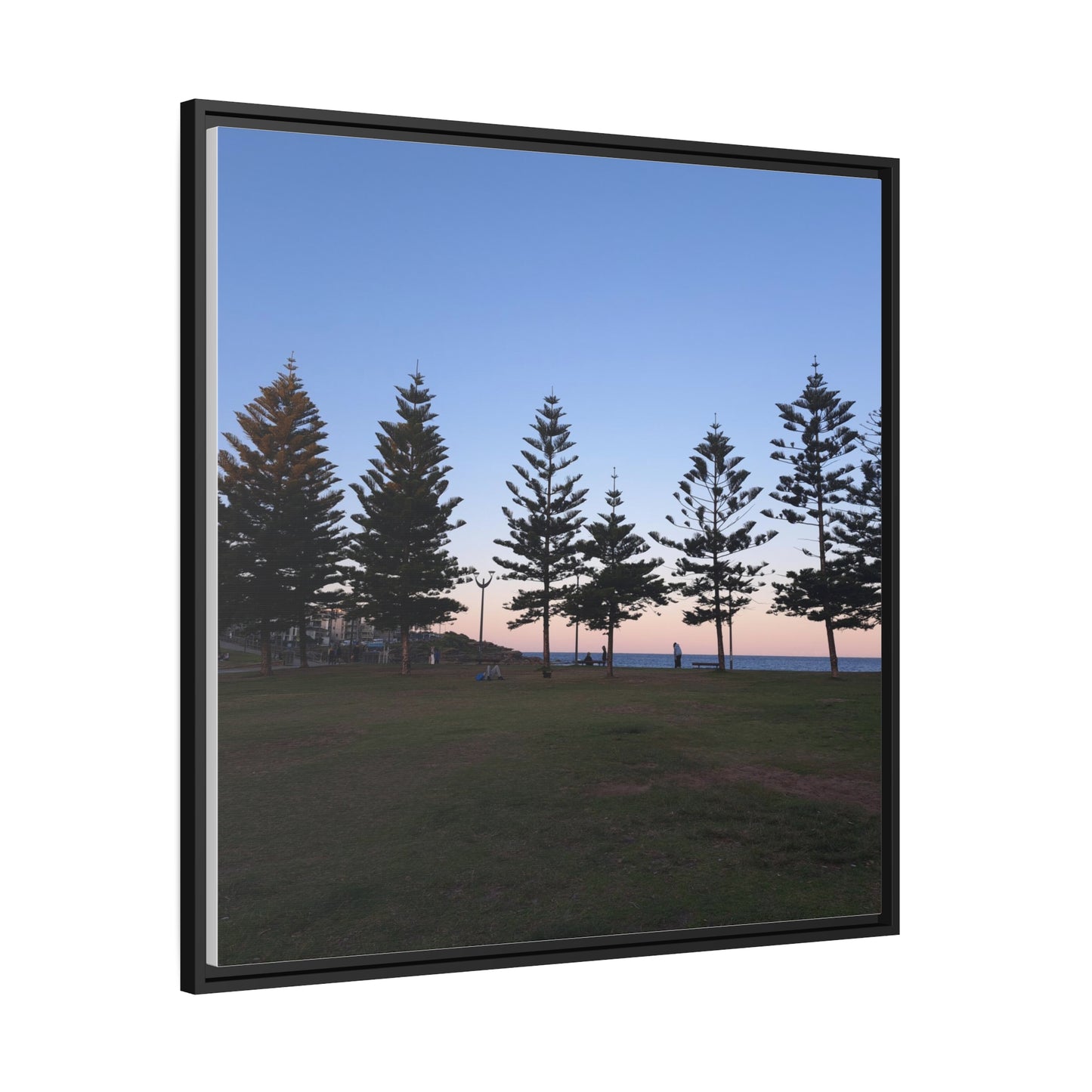 Sunset at the Beach (framed canvas)