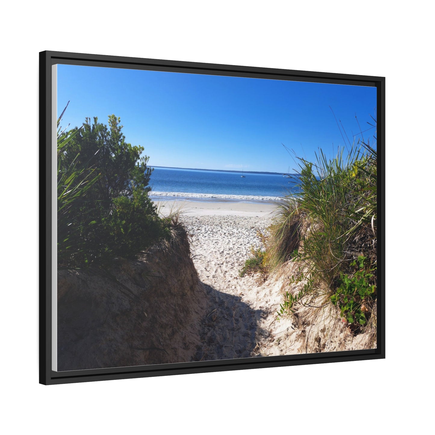 Beach Access (framed canvas)