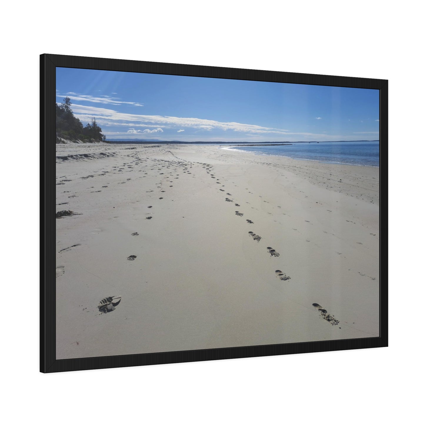 Footprints (framed print)