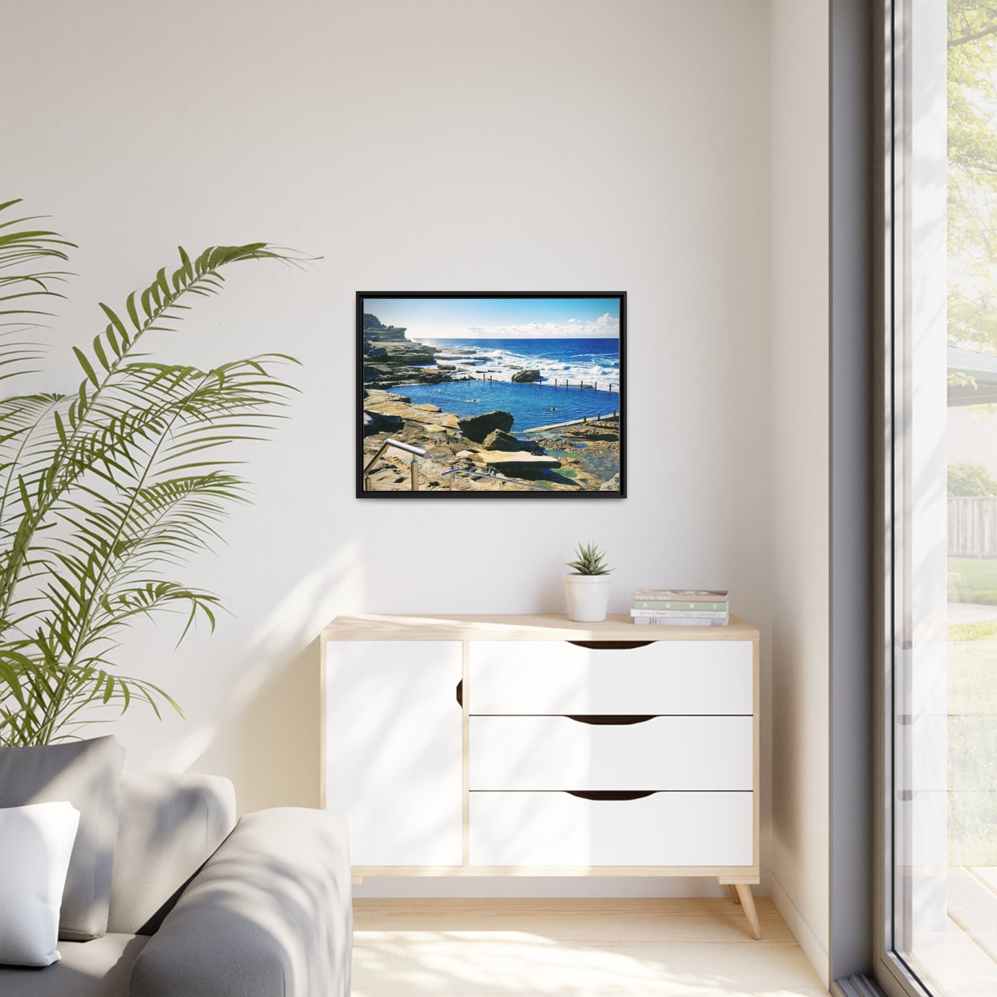 Rockpool (framed canvas)