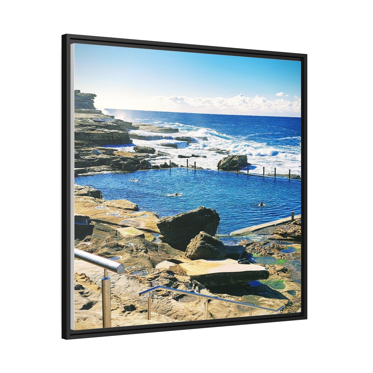 Rockpool (framed canvas)