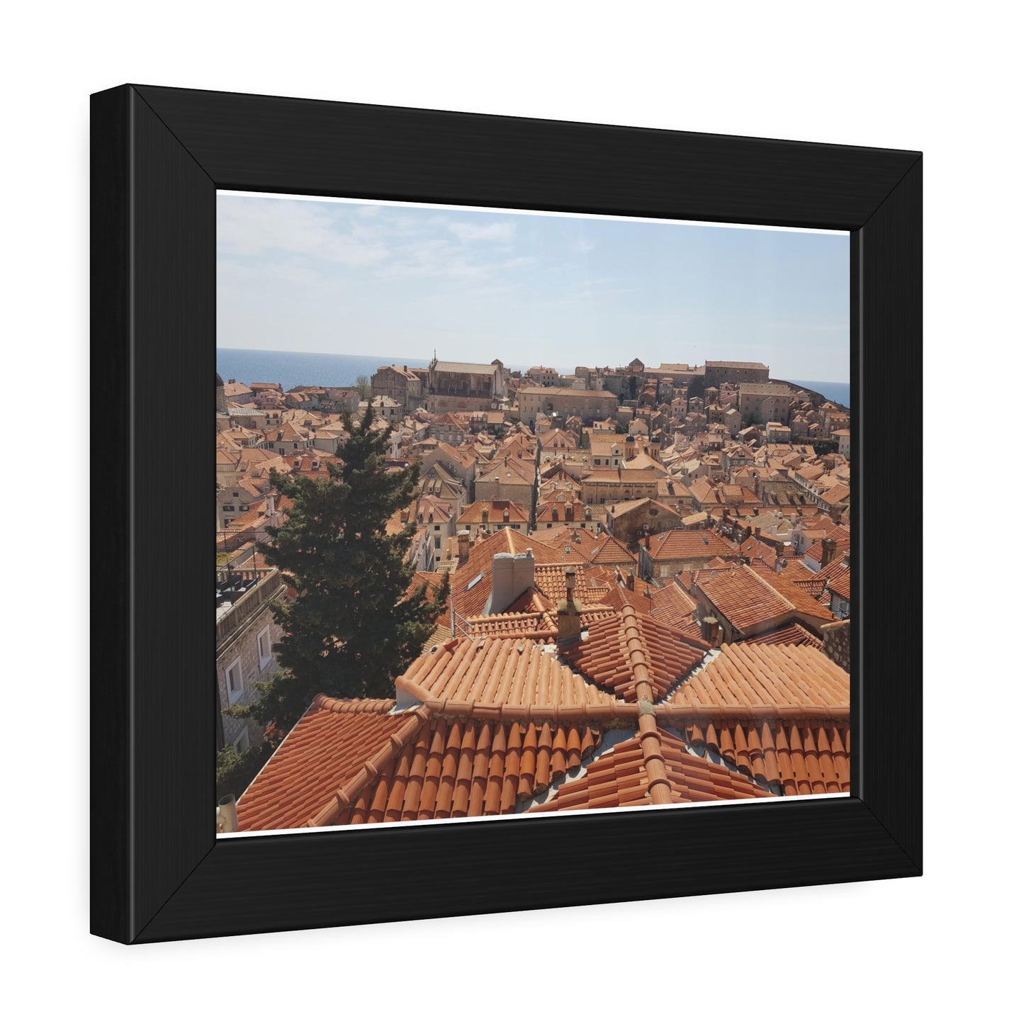 Roofs (framed print)