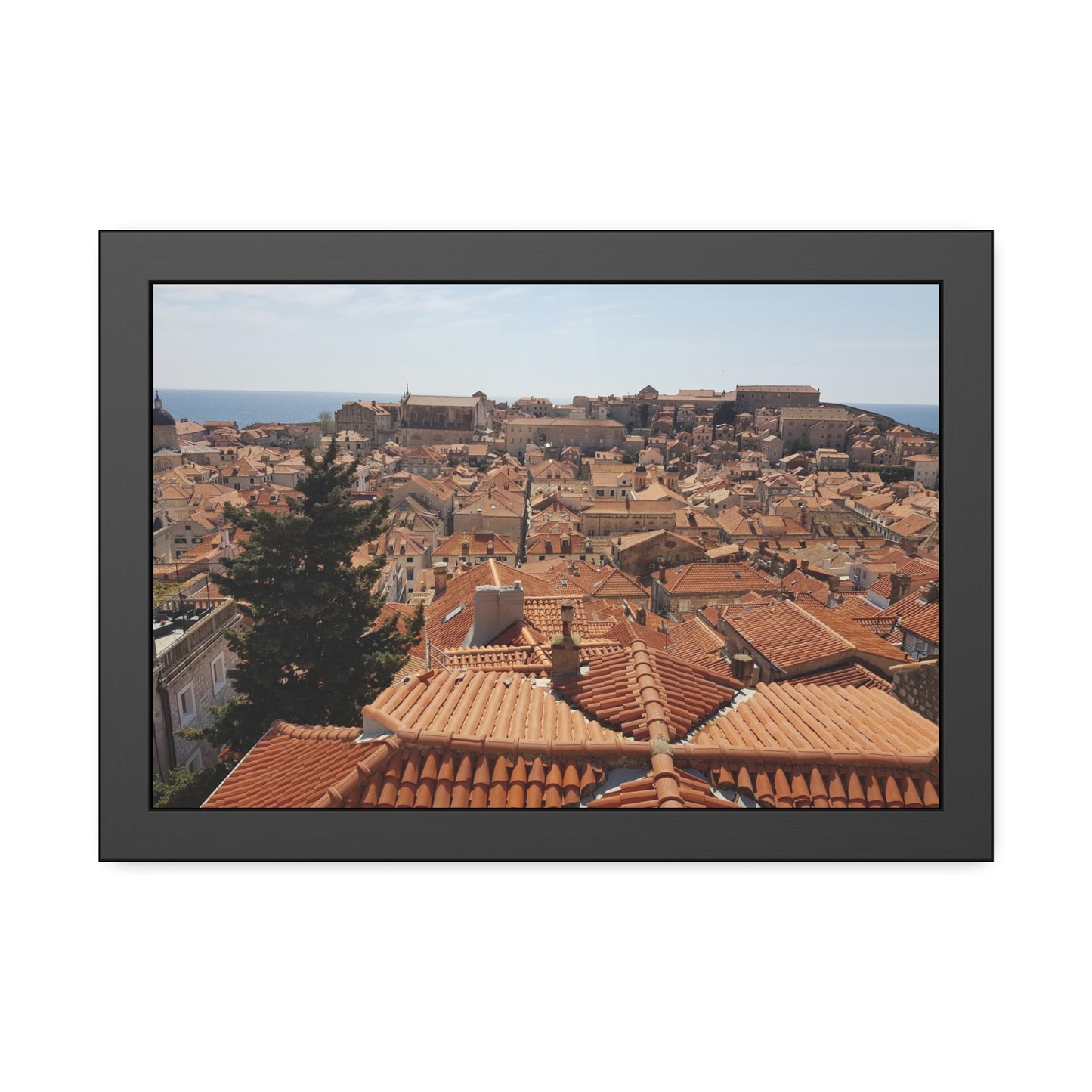 Roofs (framed print)