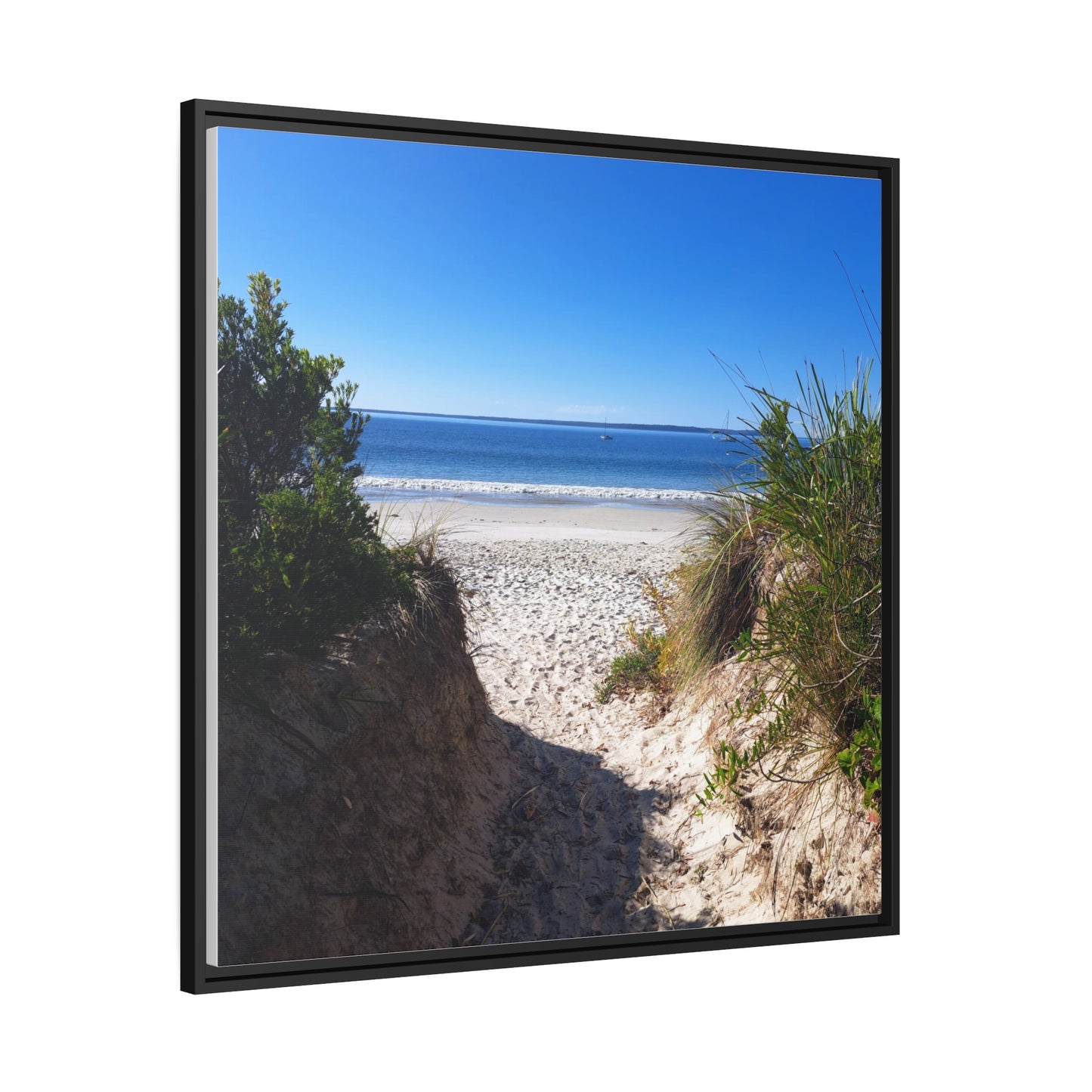 Beach Access (framed canvas)