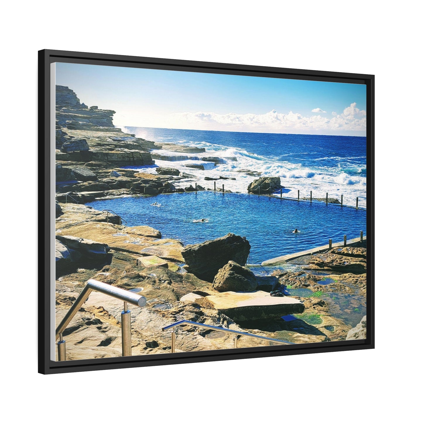 Rockpool (framed canvas)