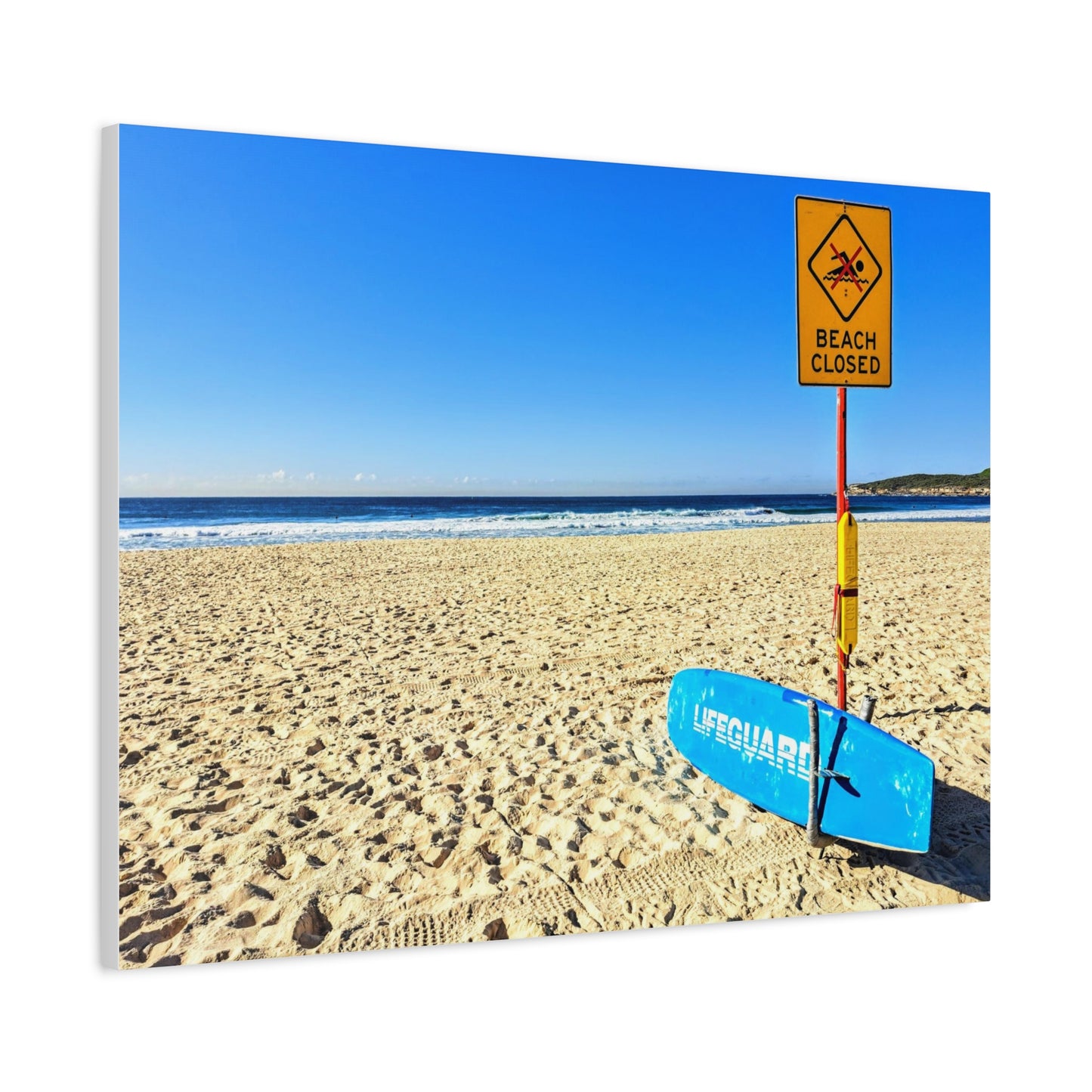 Beach Closed (canvas)