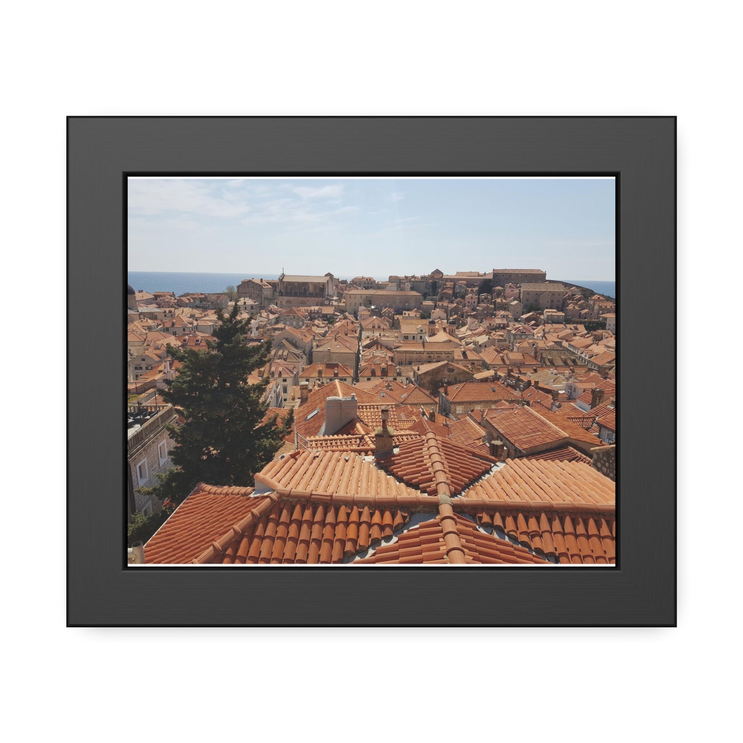 Roofs (framed print)