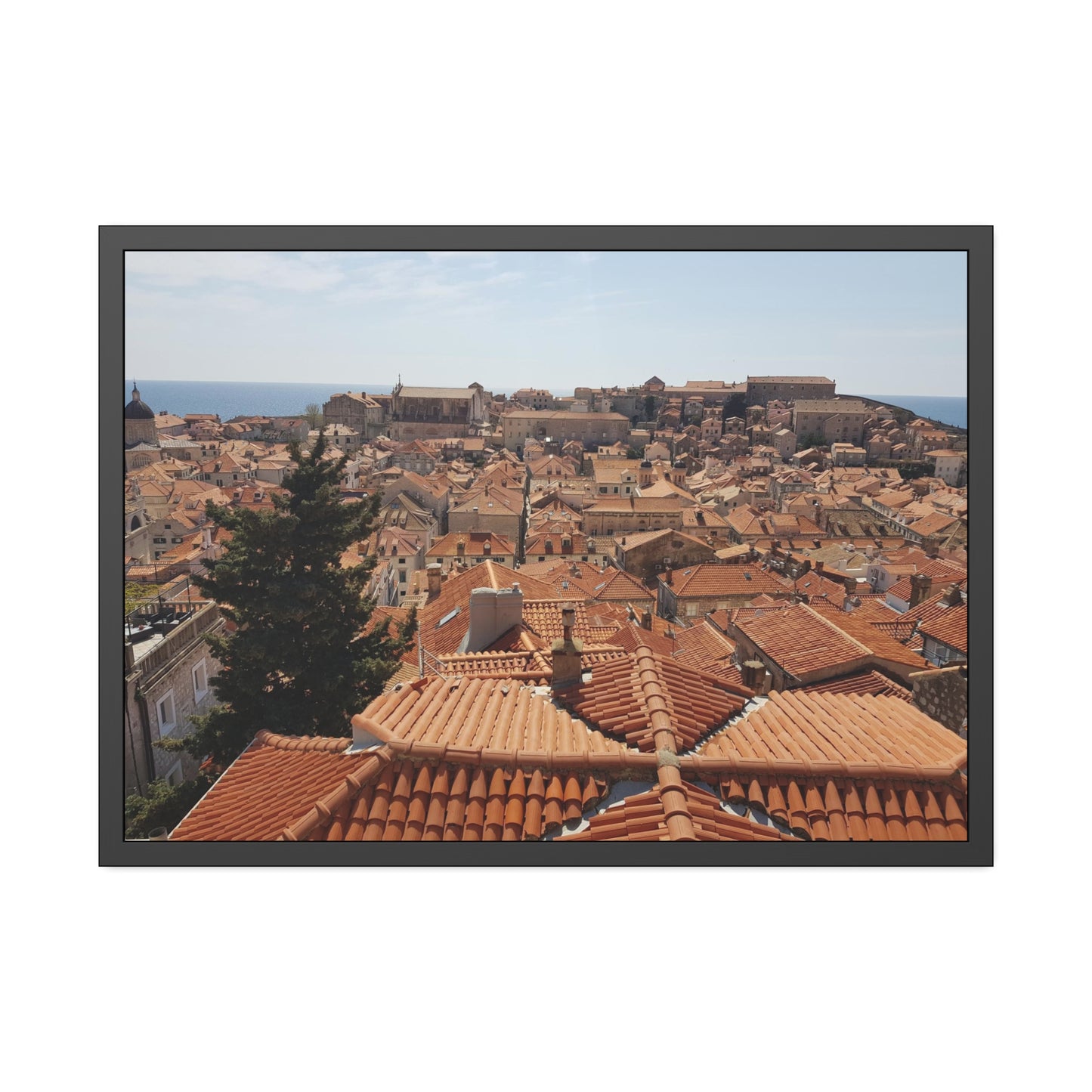 Roofs (framed print)