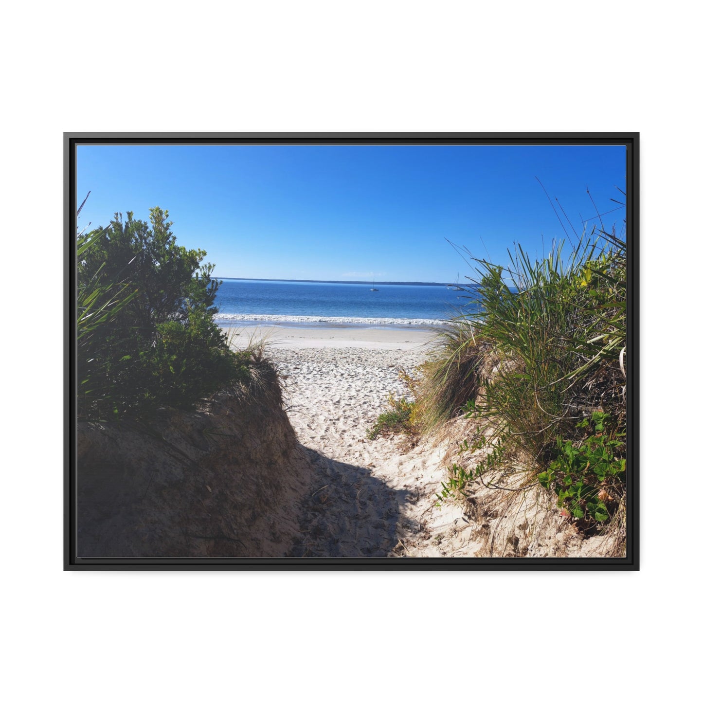 Beach Access (framed canvas)