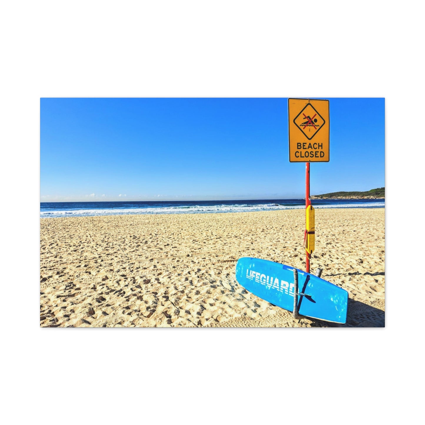 Beach Closed (canvas)