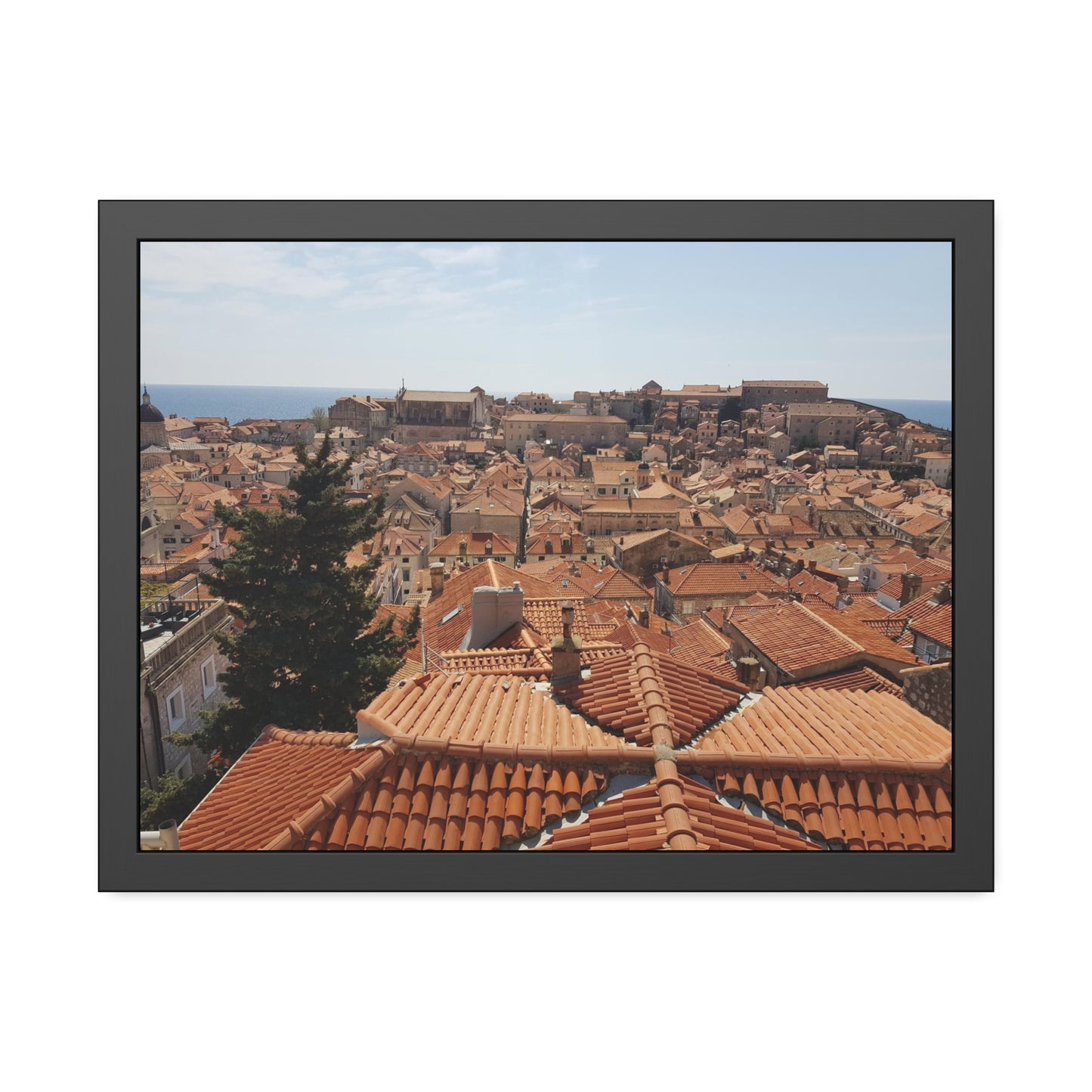 Roofs (framed print)