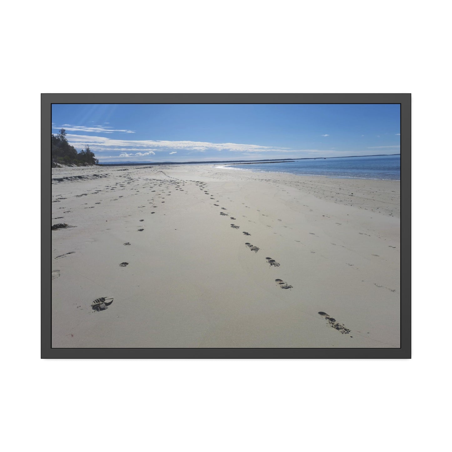 Footprints (framed print)