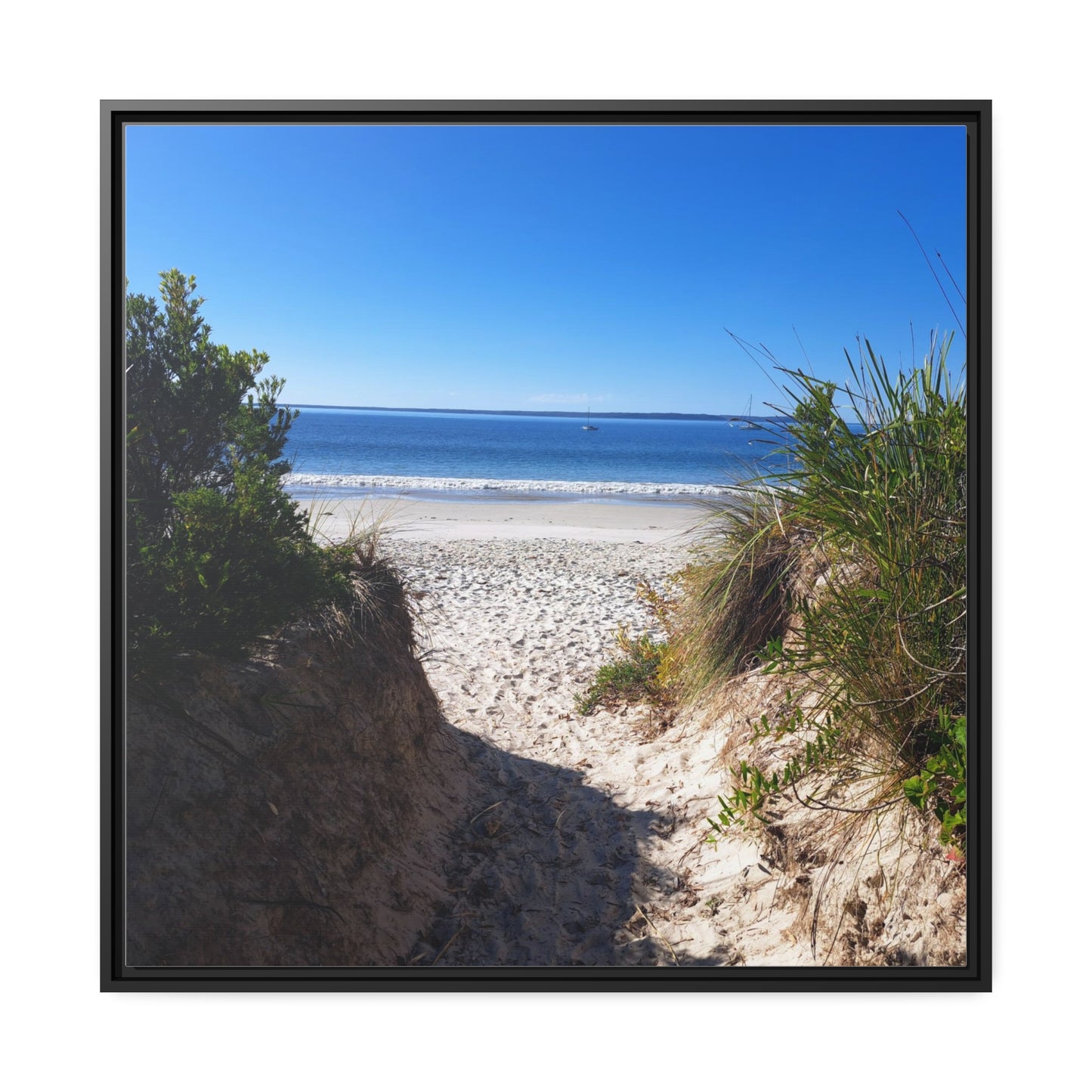 Beach Access (framed canvas)