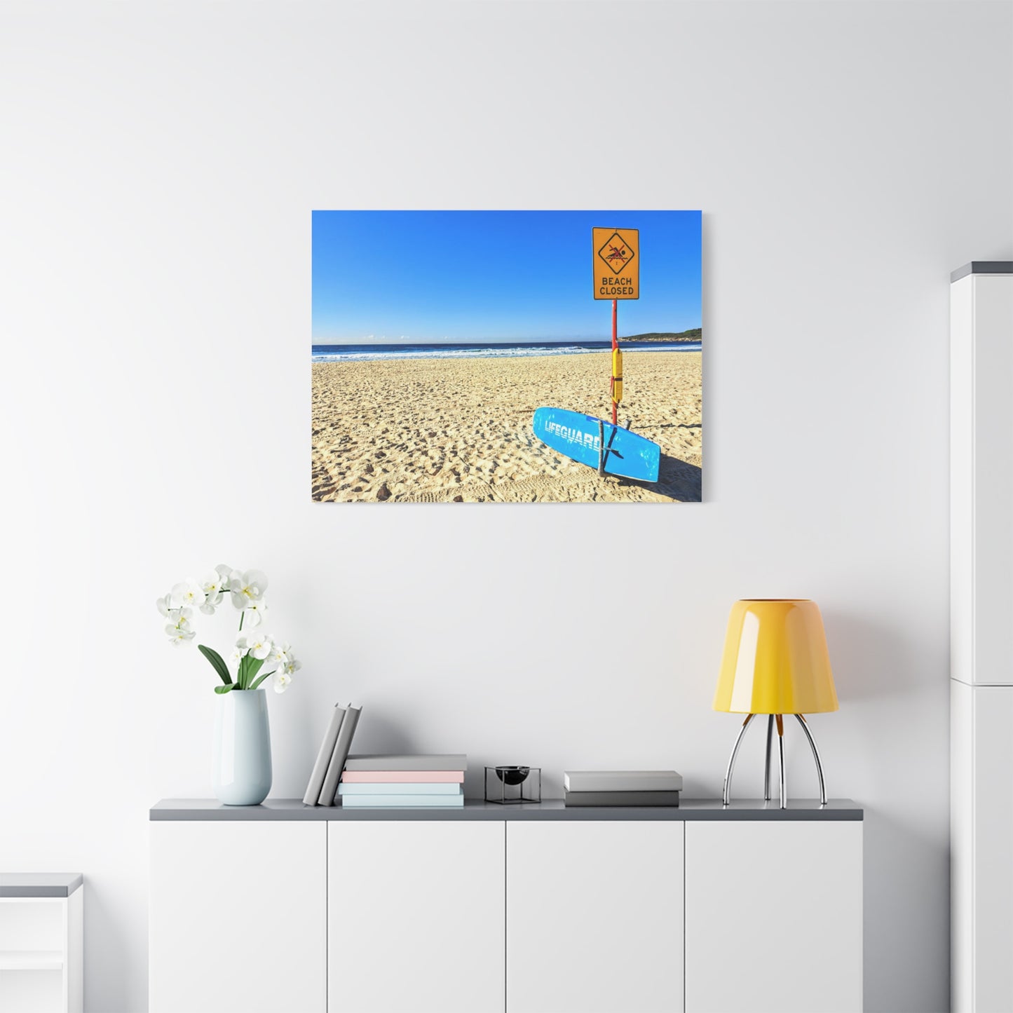 Beach Closed (canvas)