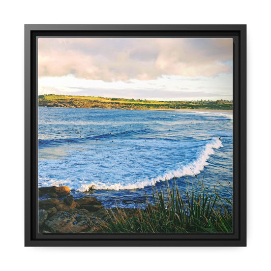 Morning Surf (framed canvas)