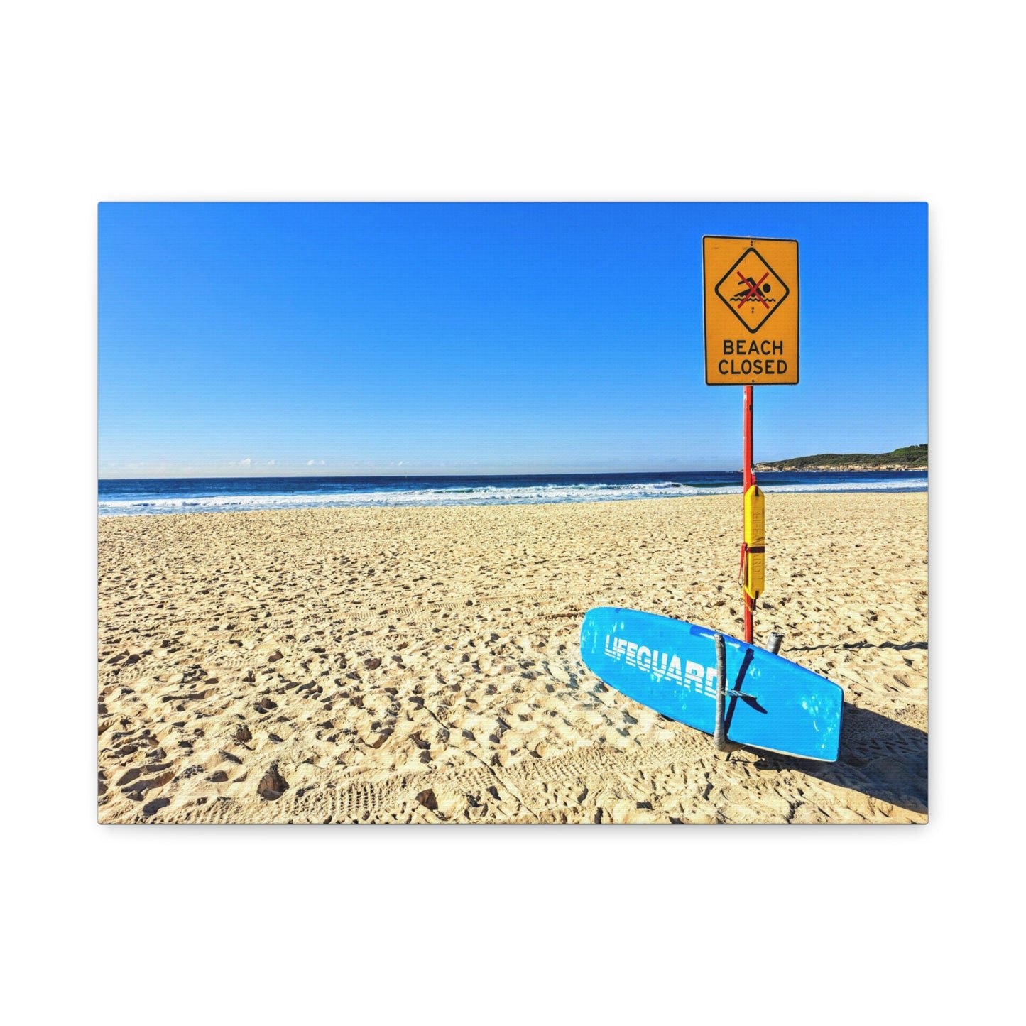 Beach Closed (canvas)