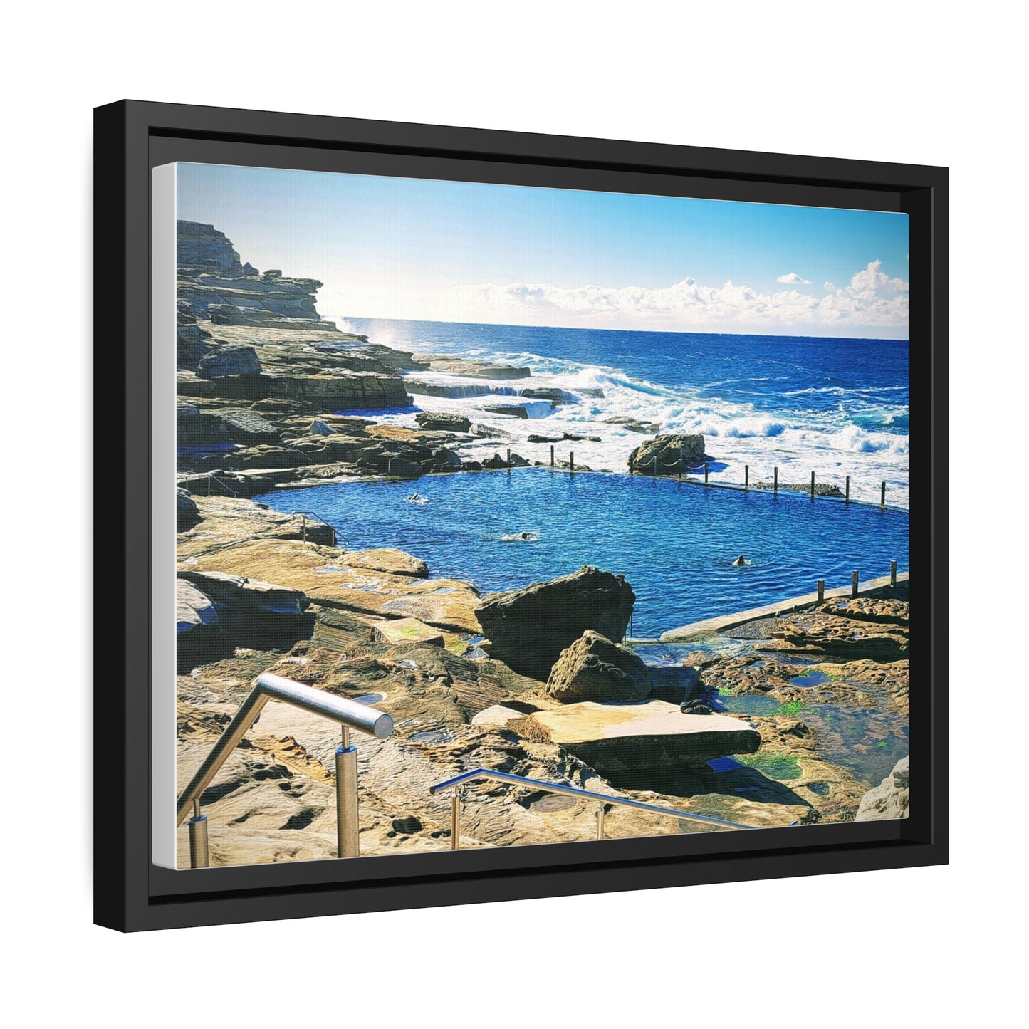 Rockpool (framed canvas)