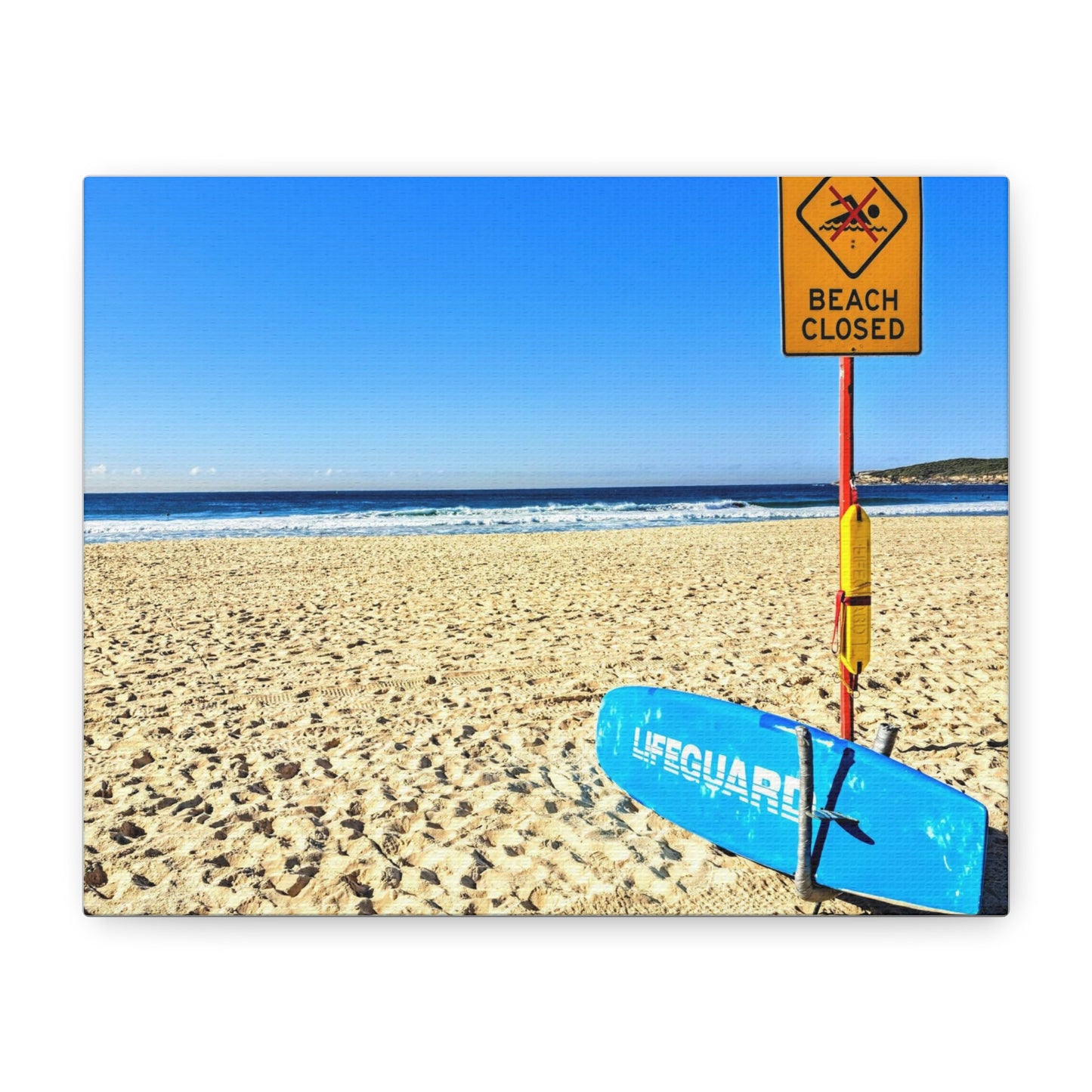 Beach Closed (canvas)