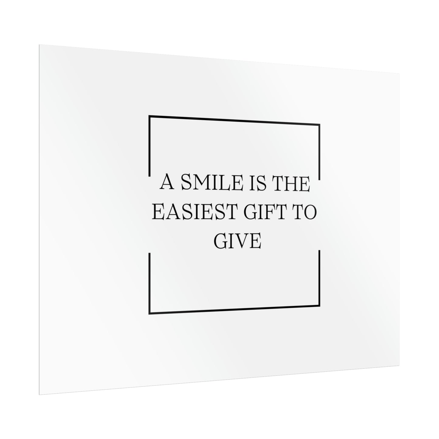 Quote - Smile (print) - Love Ya Wall Art