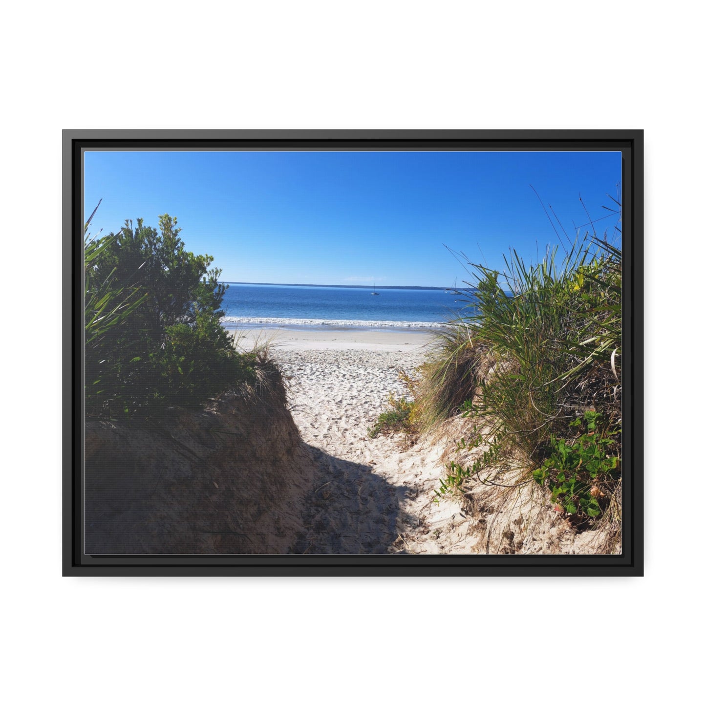 Beach Access (framed canvas)