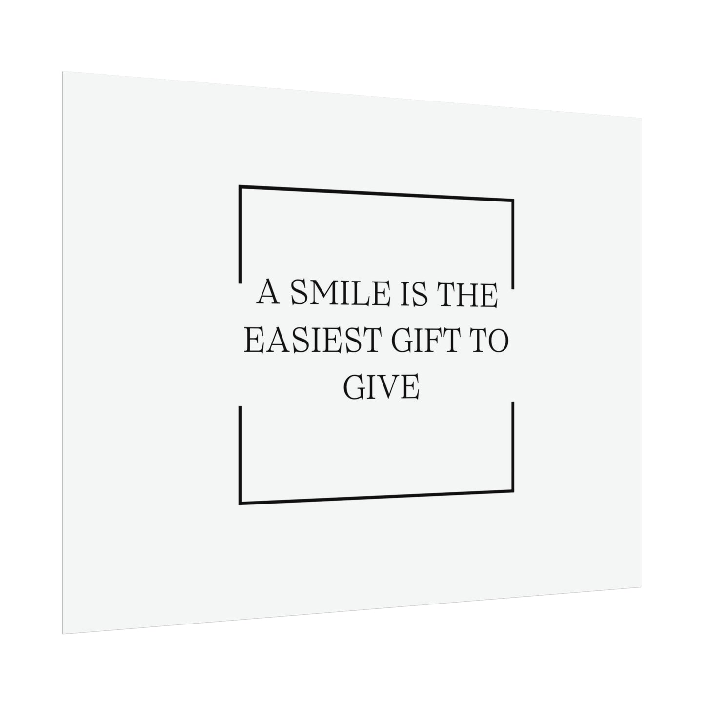 Quote - Smile (print) - Love Ya Wall Art