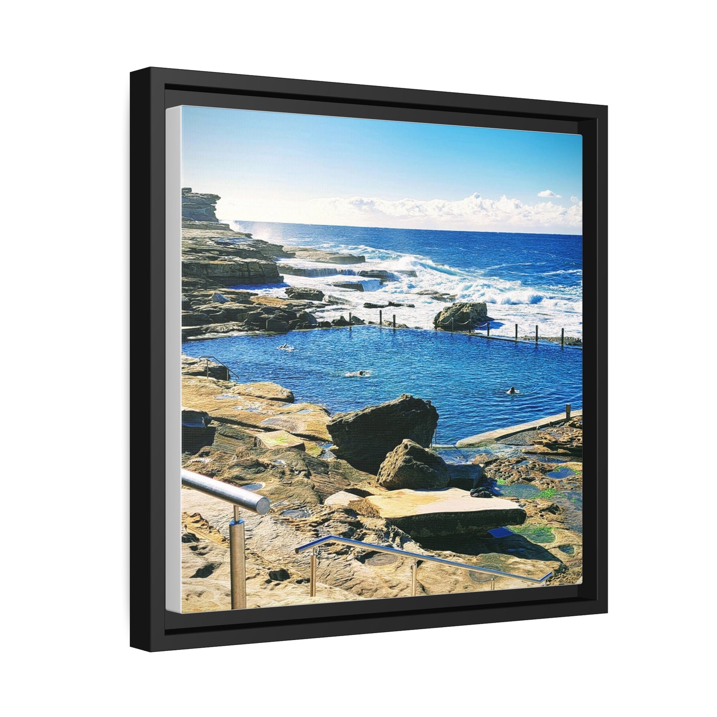 Rockpool (framed canvas)