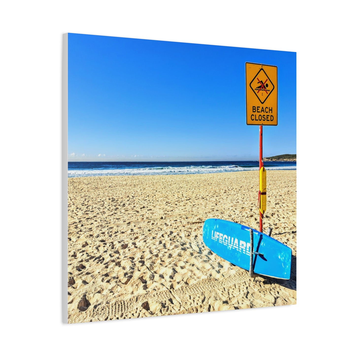 Beach Closed (canvas)