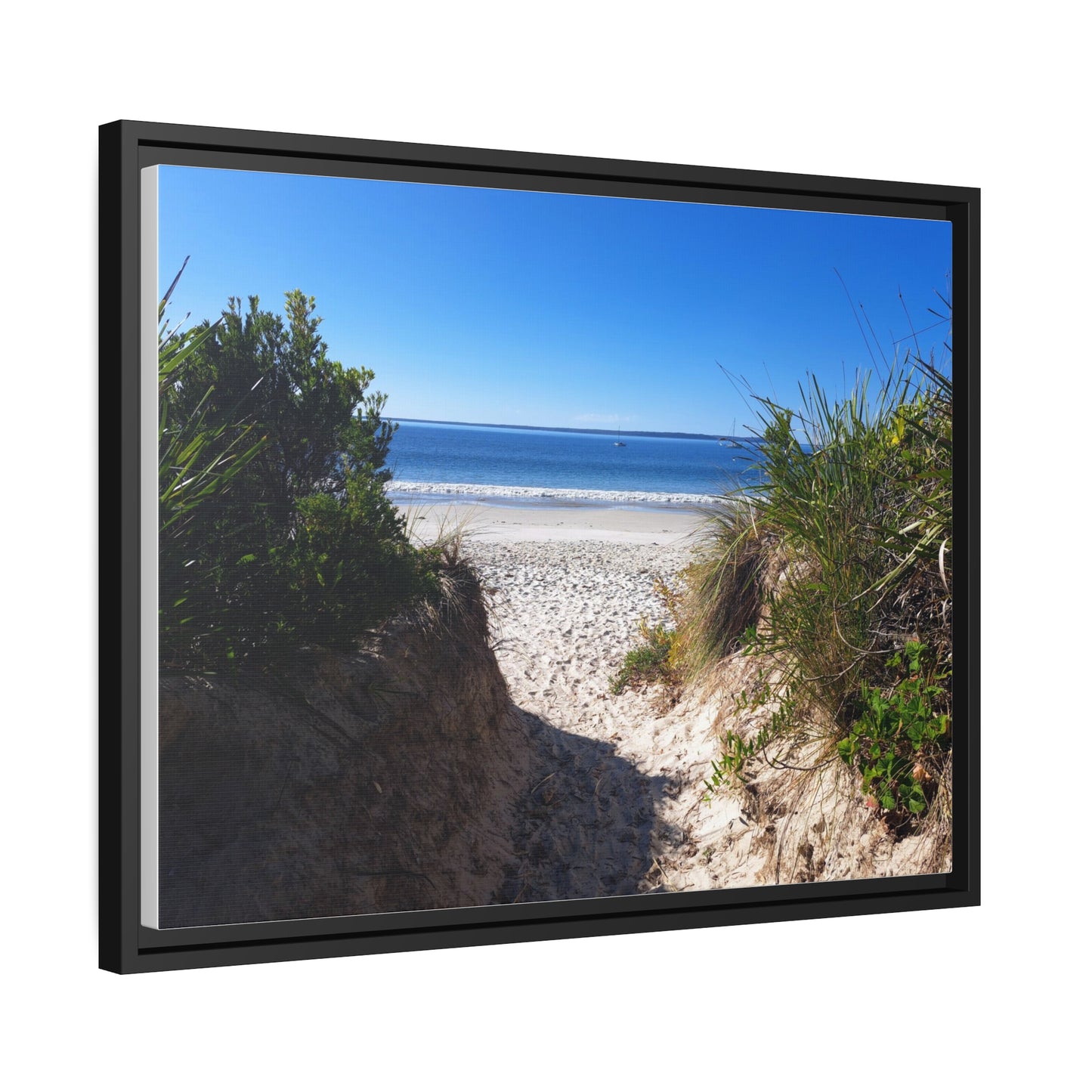 Beach Access (framed canvas)