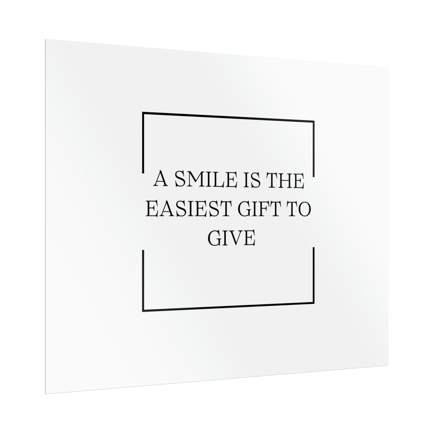 Quote - Smile (print) - Love Ya Wall Art