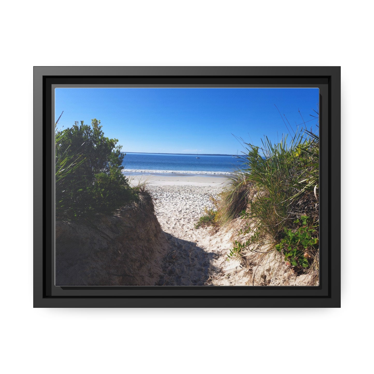 Beach Access (framed canvas)