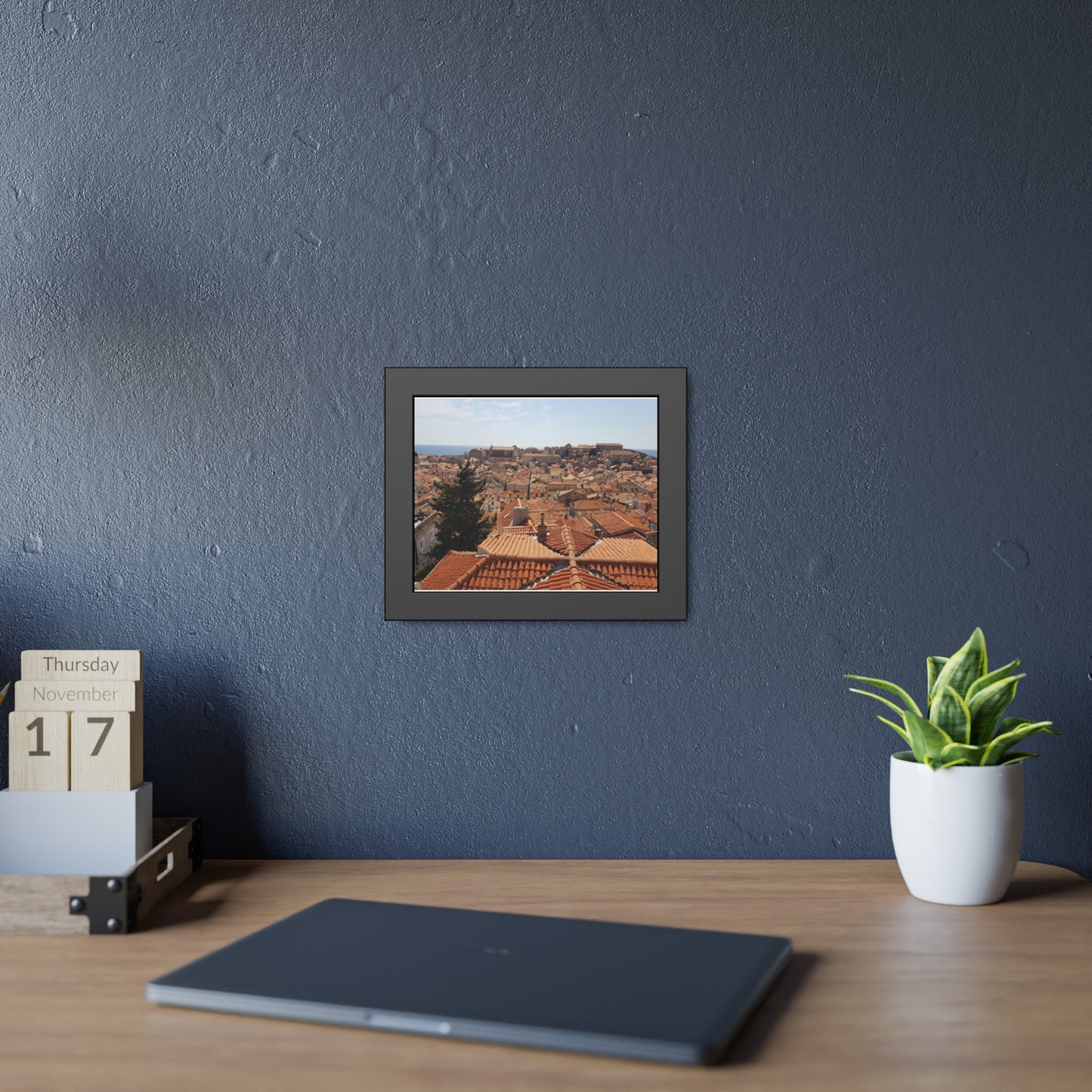 Roofs (framed print)