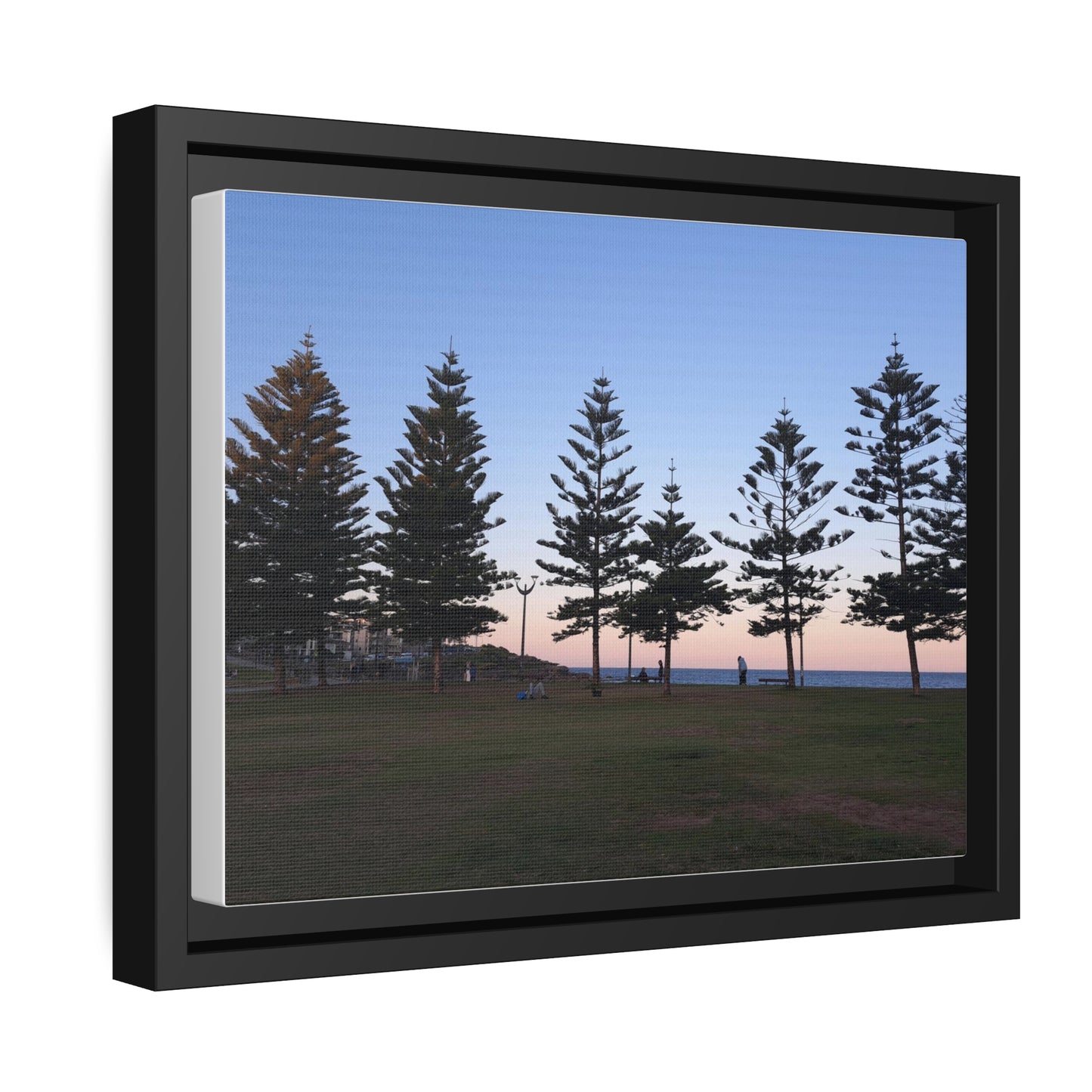 Sunset at the Beach (framed canvas)