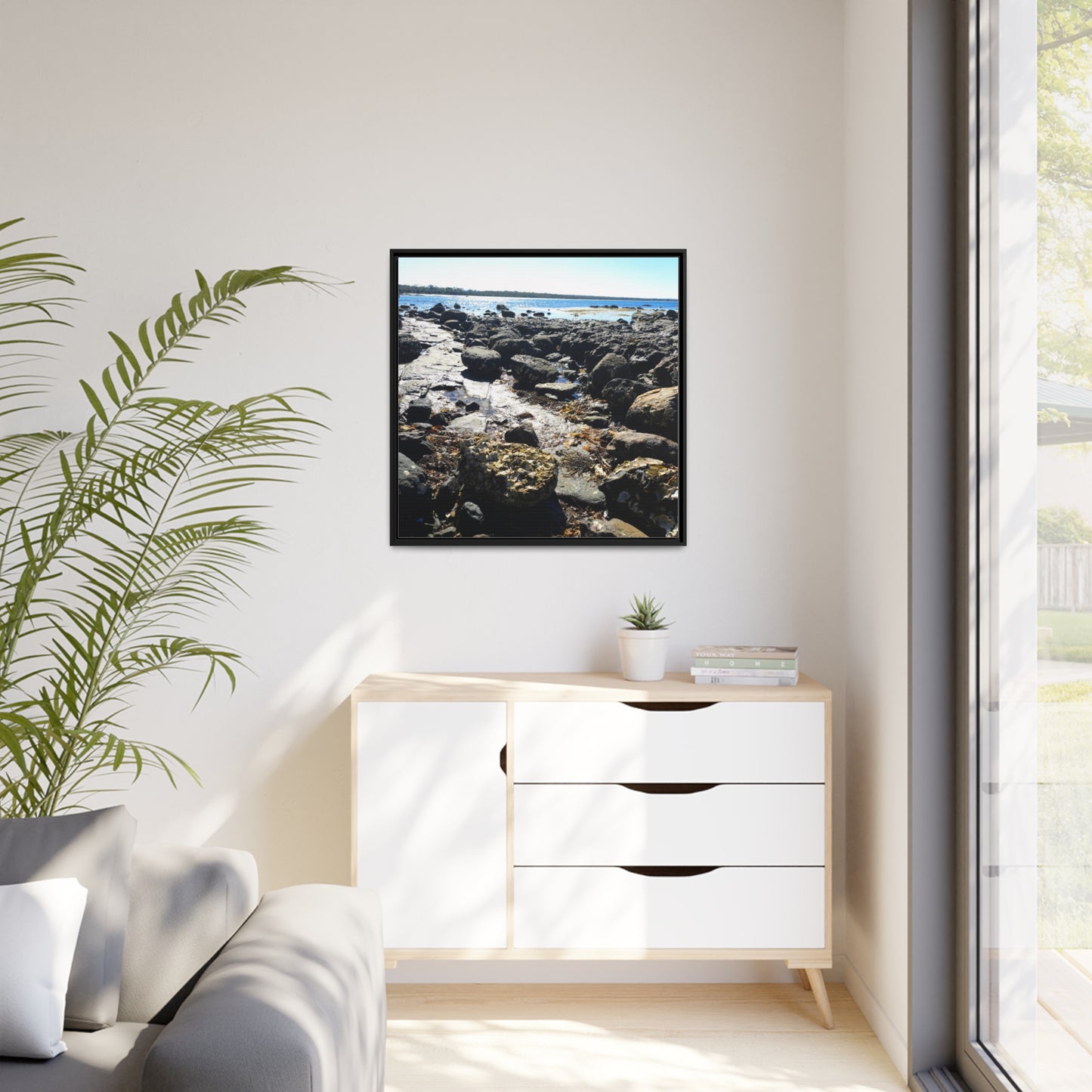 South Coast (framed canvas)