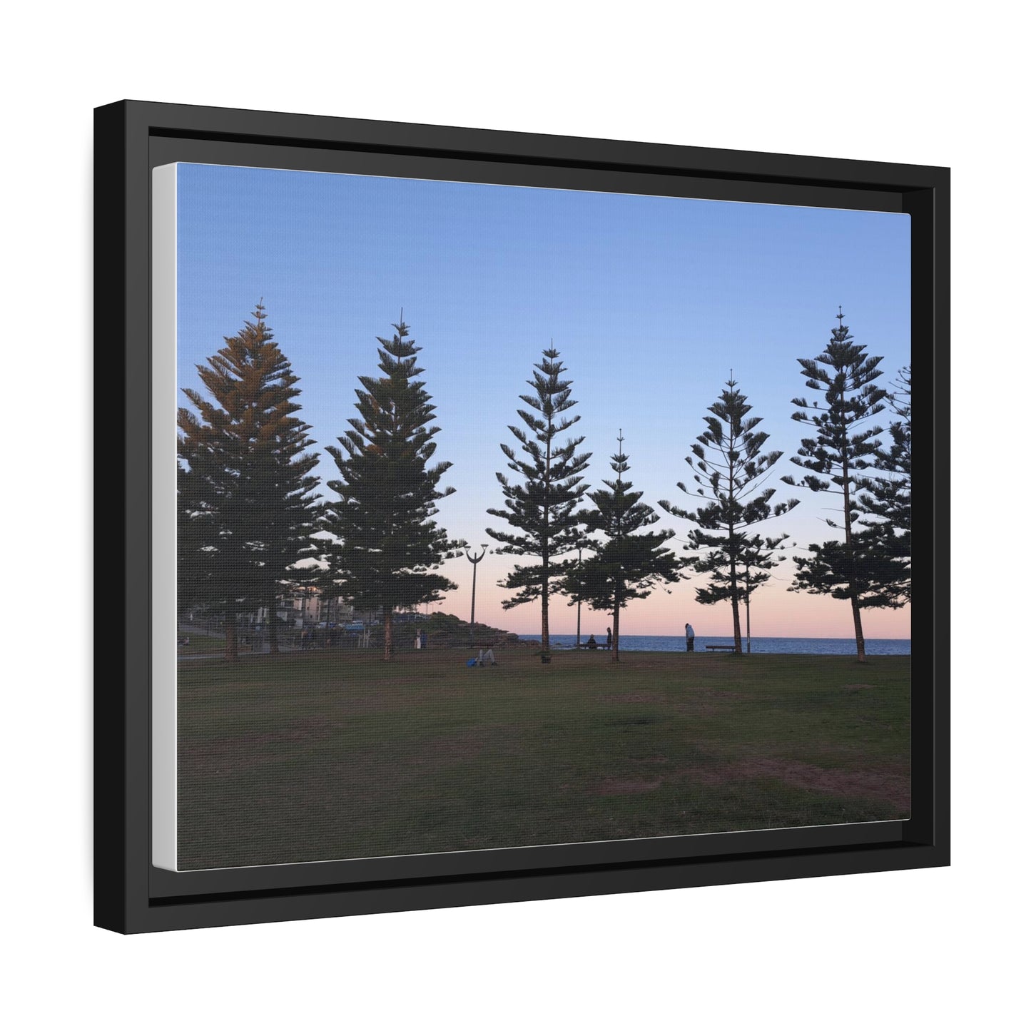 Sunset at the Beach (framed canvas)