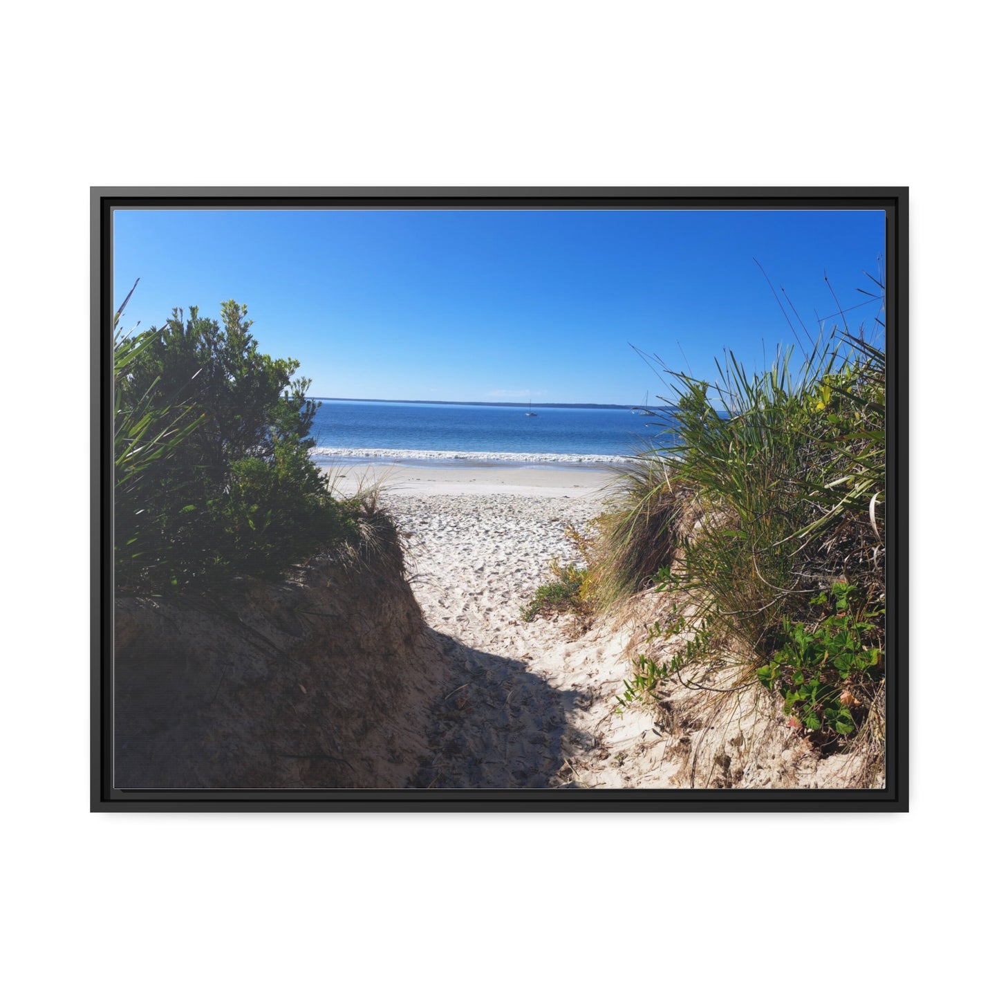 Beach Access (framed canvas)