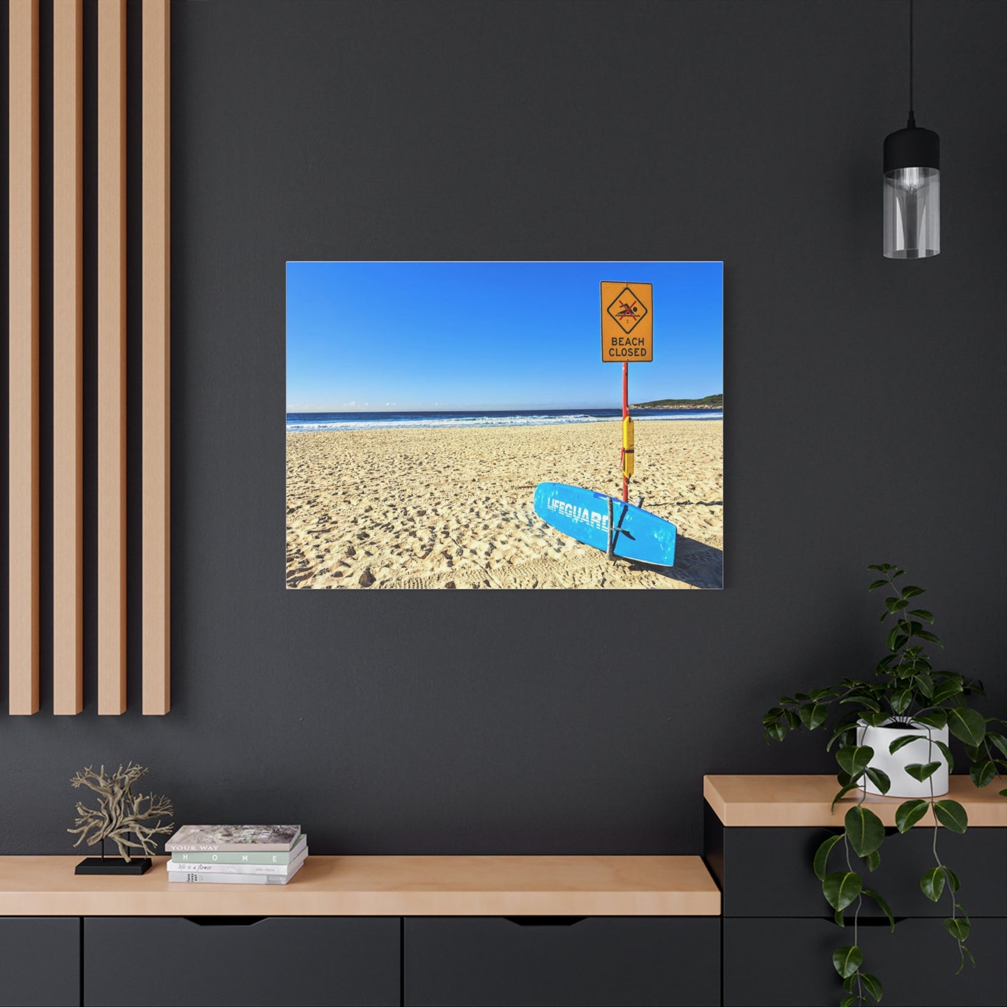 Beach Closed (canvas)