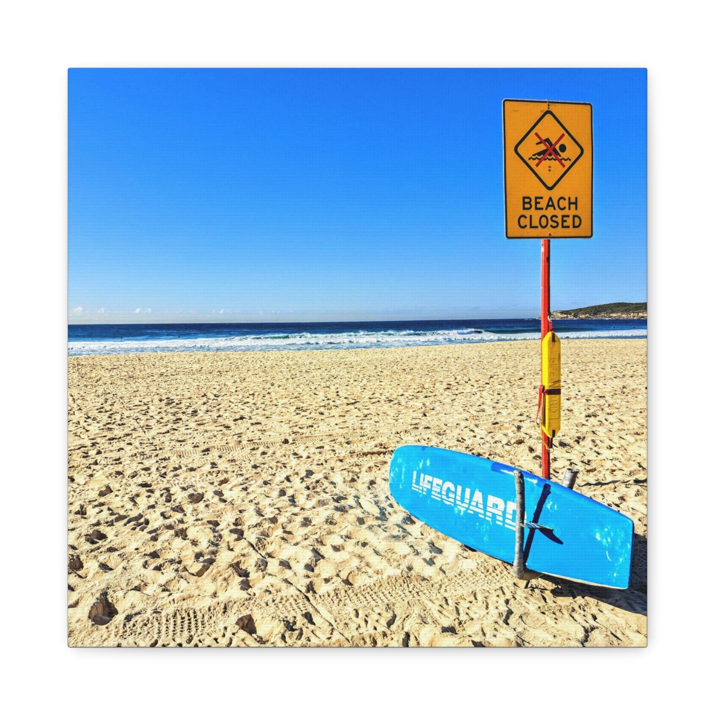 Beach Closed (canvas)