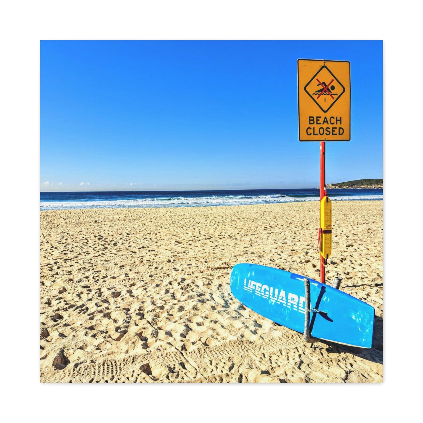 Beach Closed (canvas)