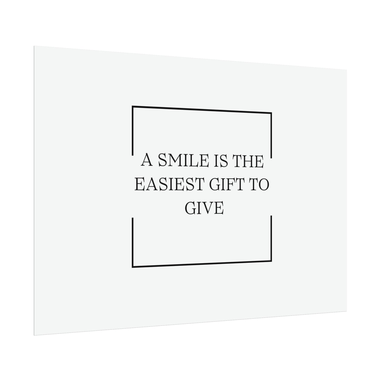 Quote - Smile (print) - Love Ya Wall Art