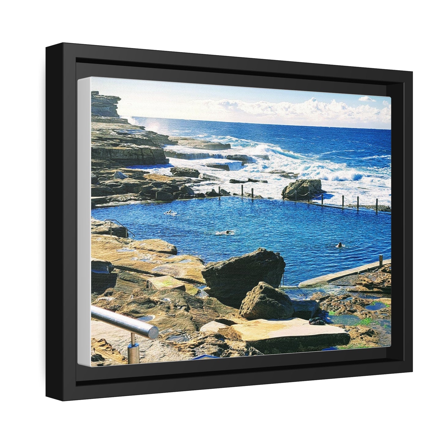 Rockpool (framed canvas)