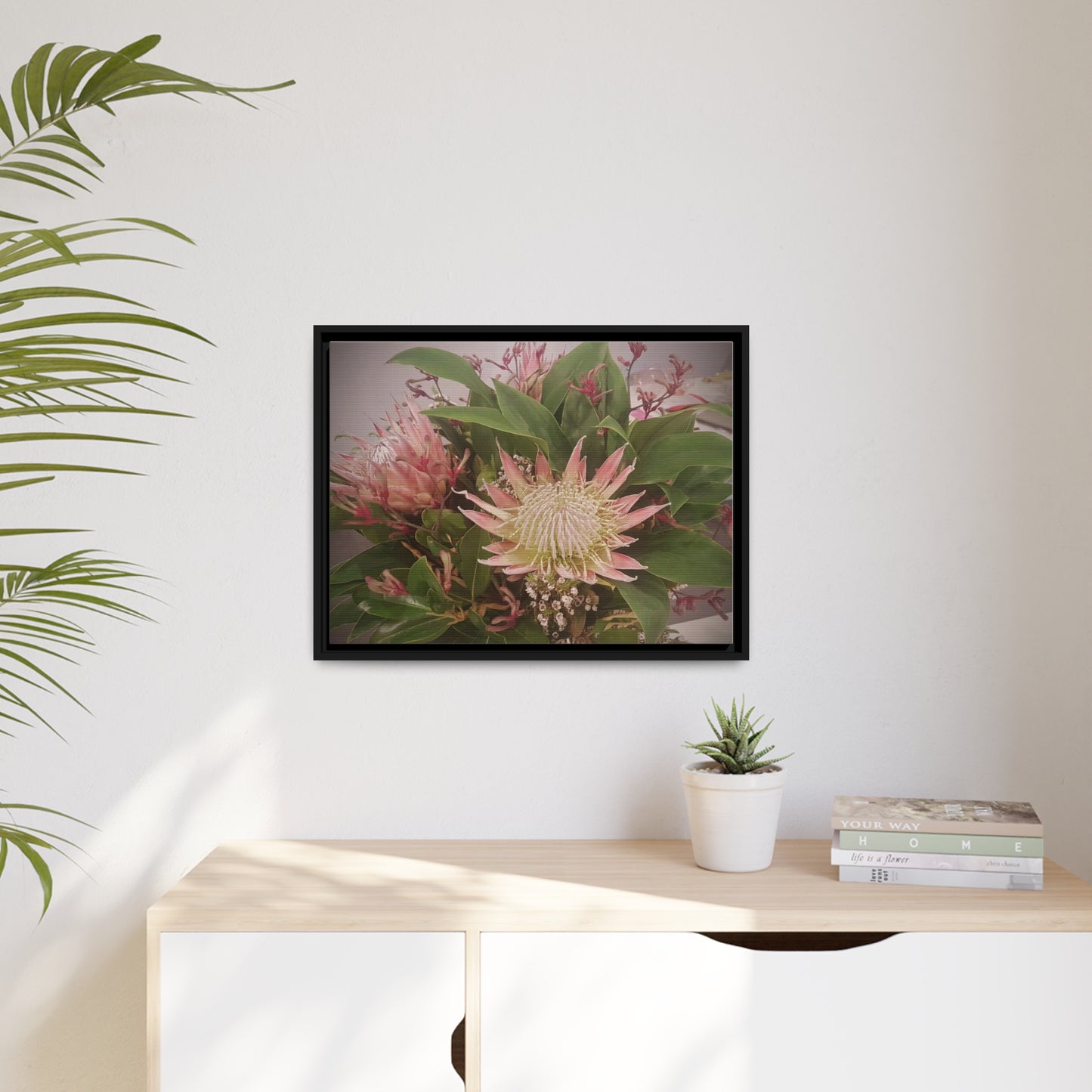 Flowers (framed canvas)