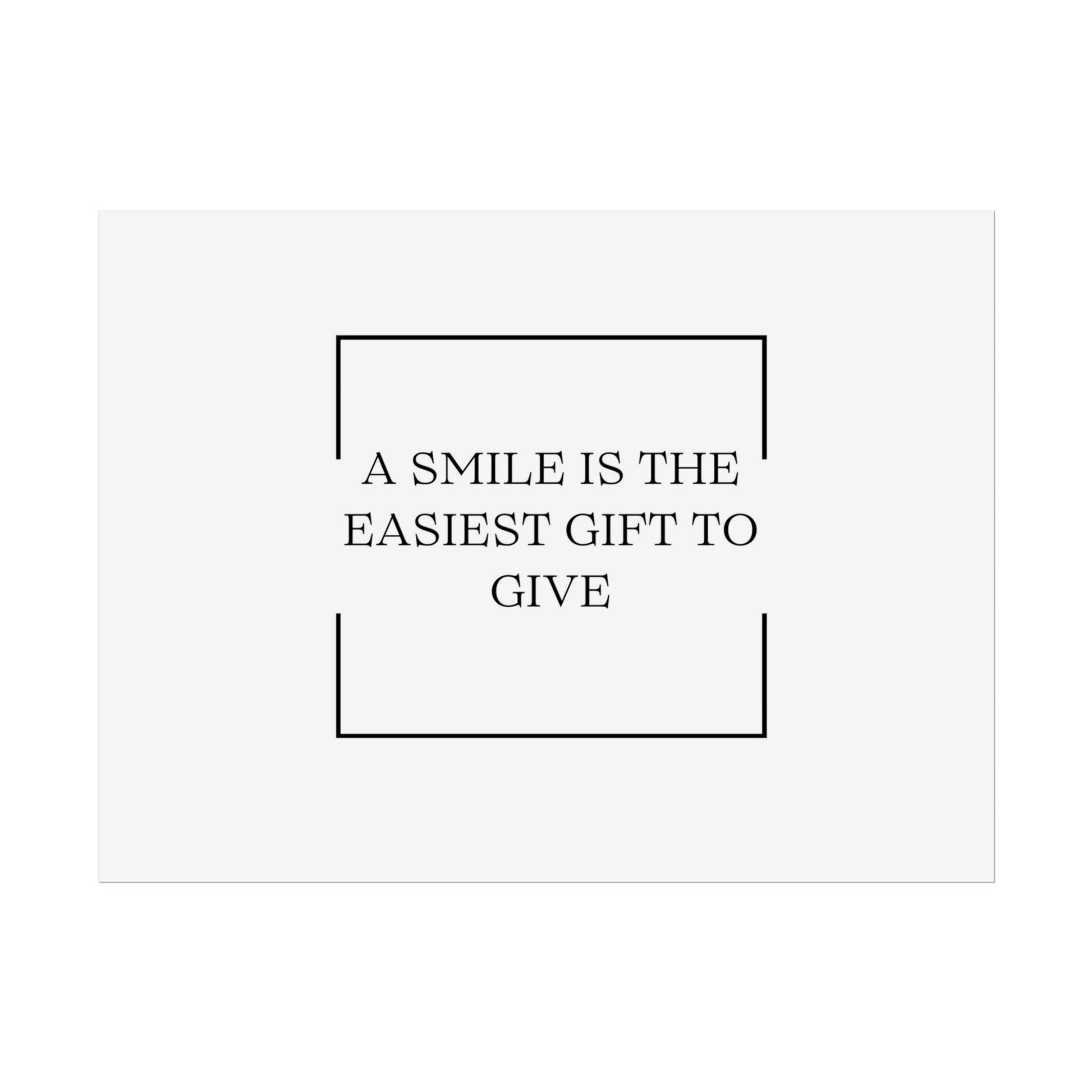 Quote - Smile (print) - Love Ya Wall Art