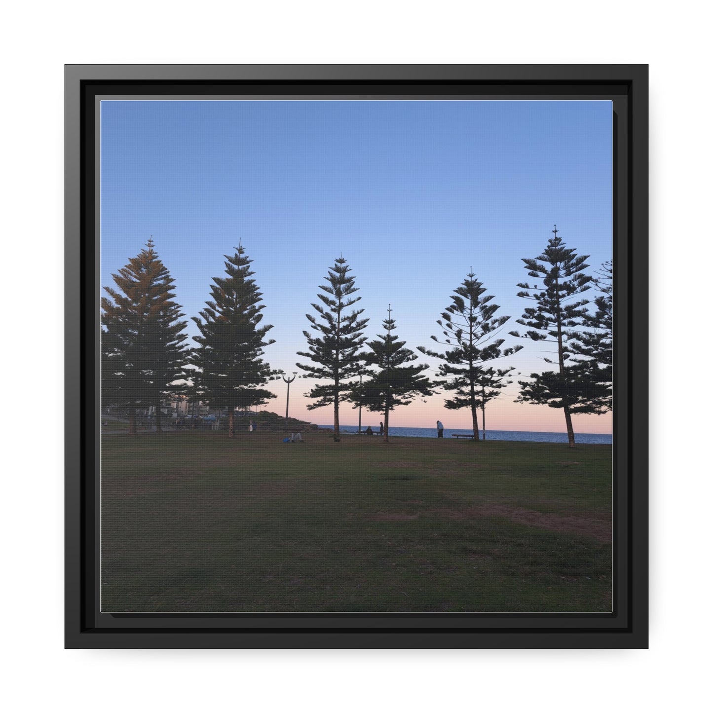 Sunset at the Beach (framed canvas)