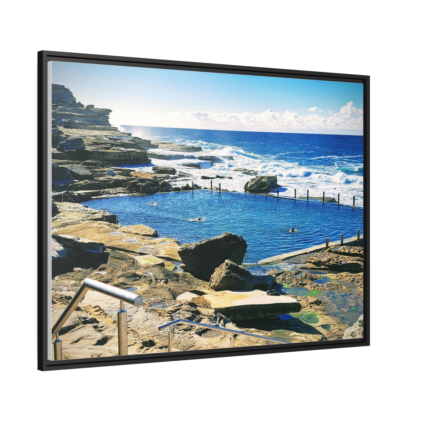 Rockpool (framed canvas)