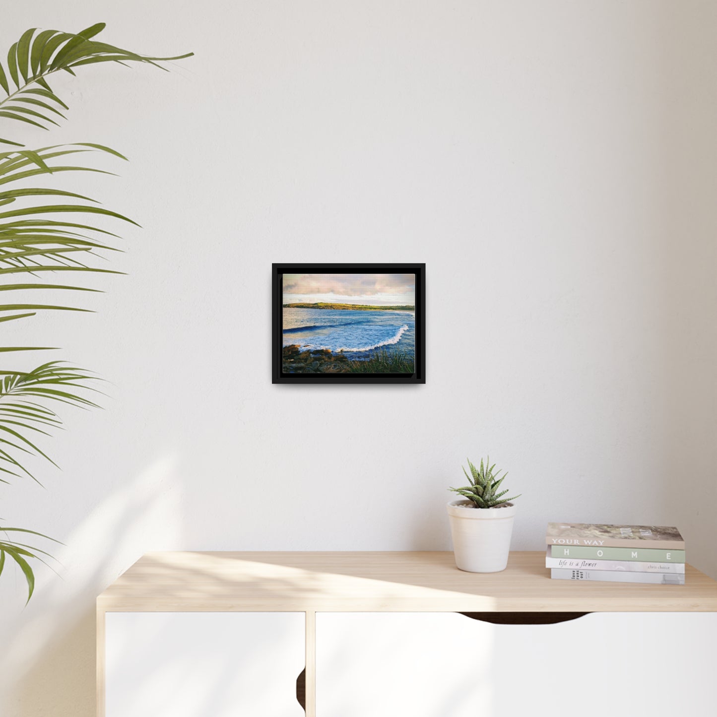 Morning Surf (framed canvas)