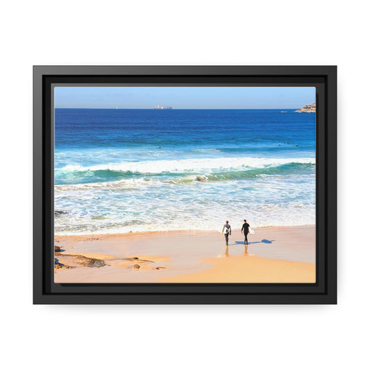 Surfers (framed canvas)