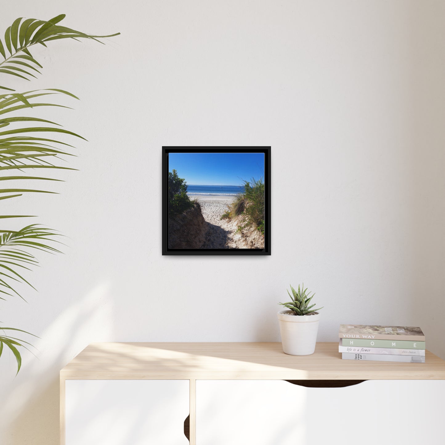 Beach Access (framed canvas)