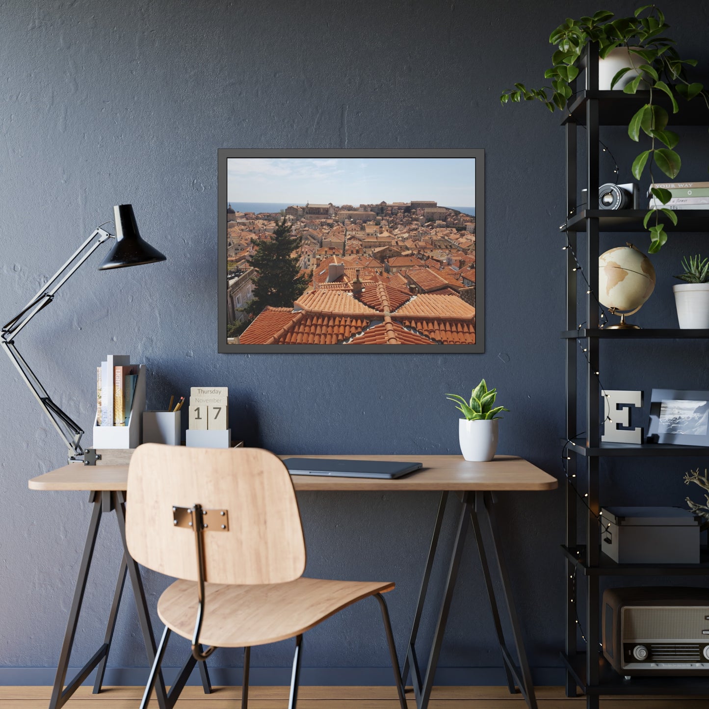 Roofs (framed print)