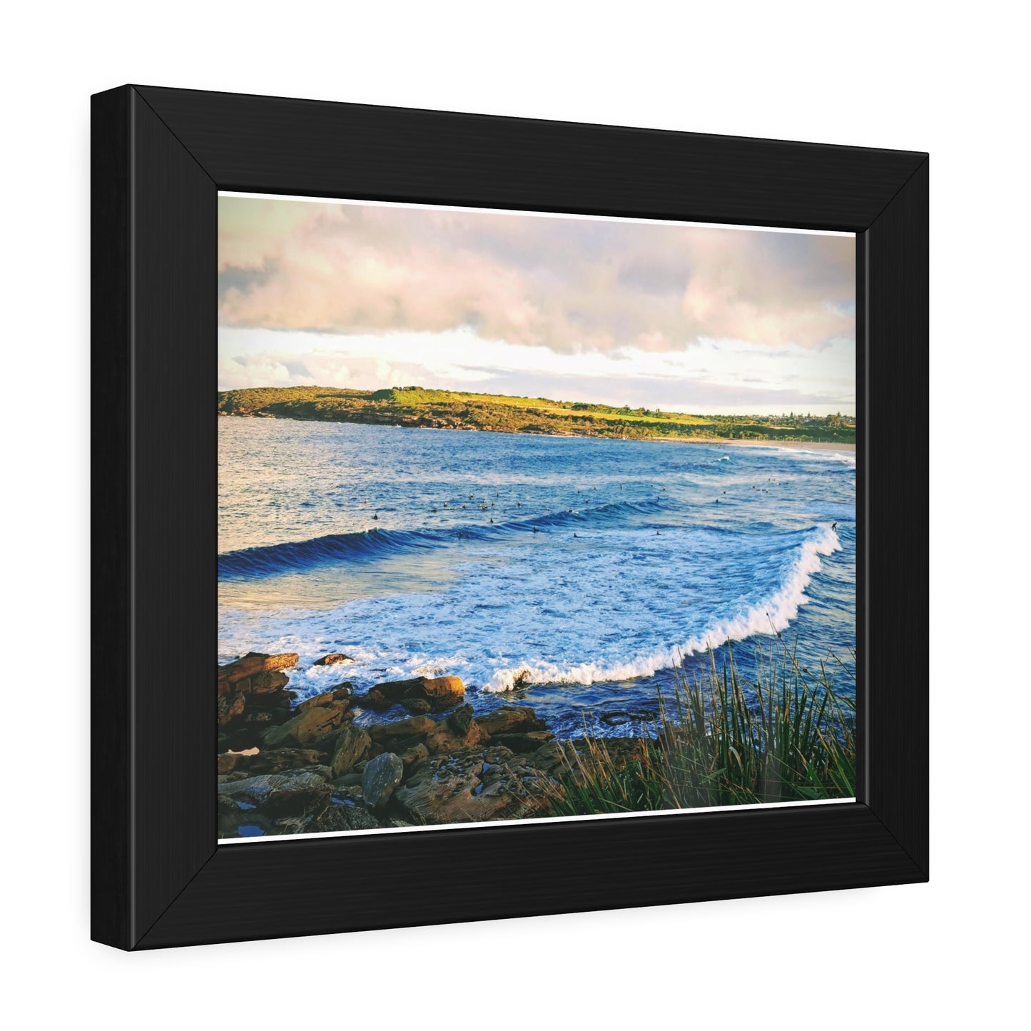 Morning Surf (framed print)