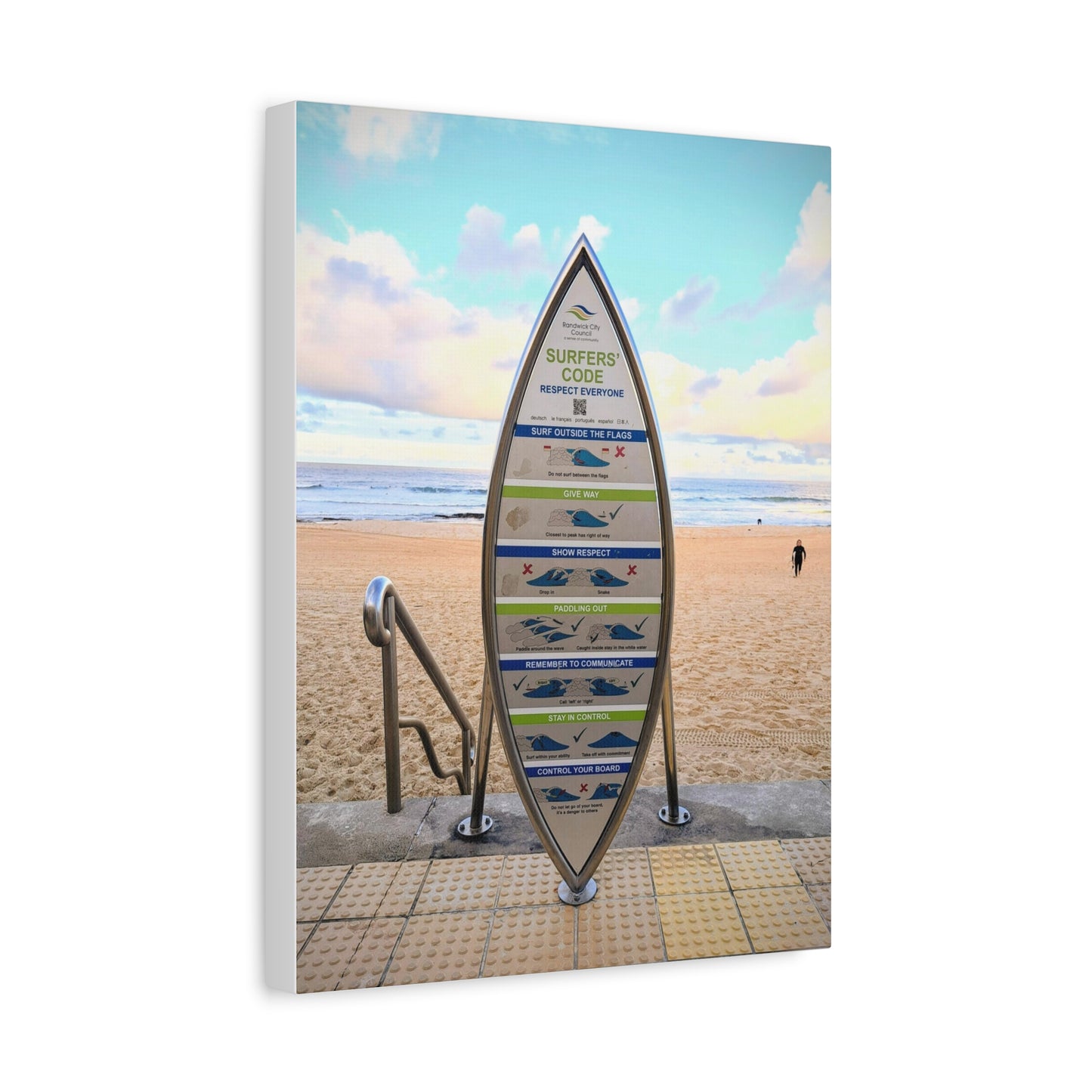 Surfers Code (canvas)